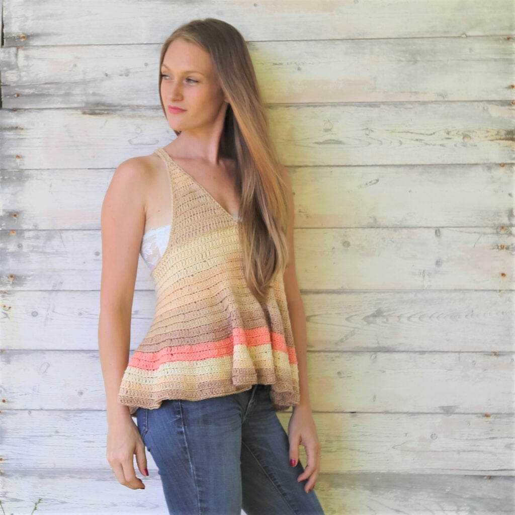 Bea Racerback Free Crochet Pattern - Life + Yarn