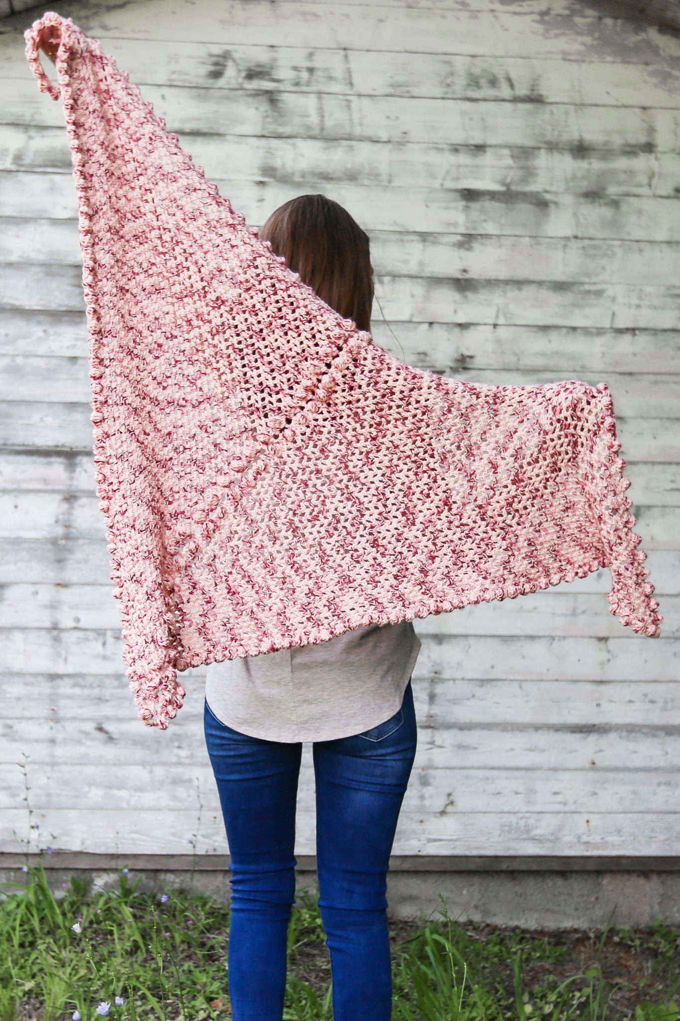 Comfy Cotton Crochet Shawl Pattern Life + Yarn