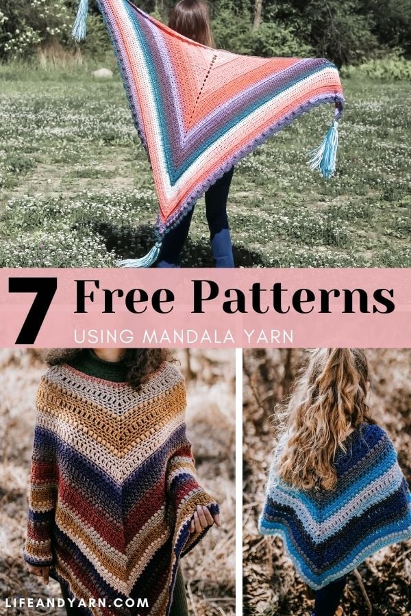 25 Free Lion Brand Mandala Yarn Patterns - [Links Included] Life +