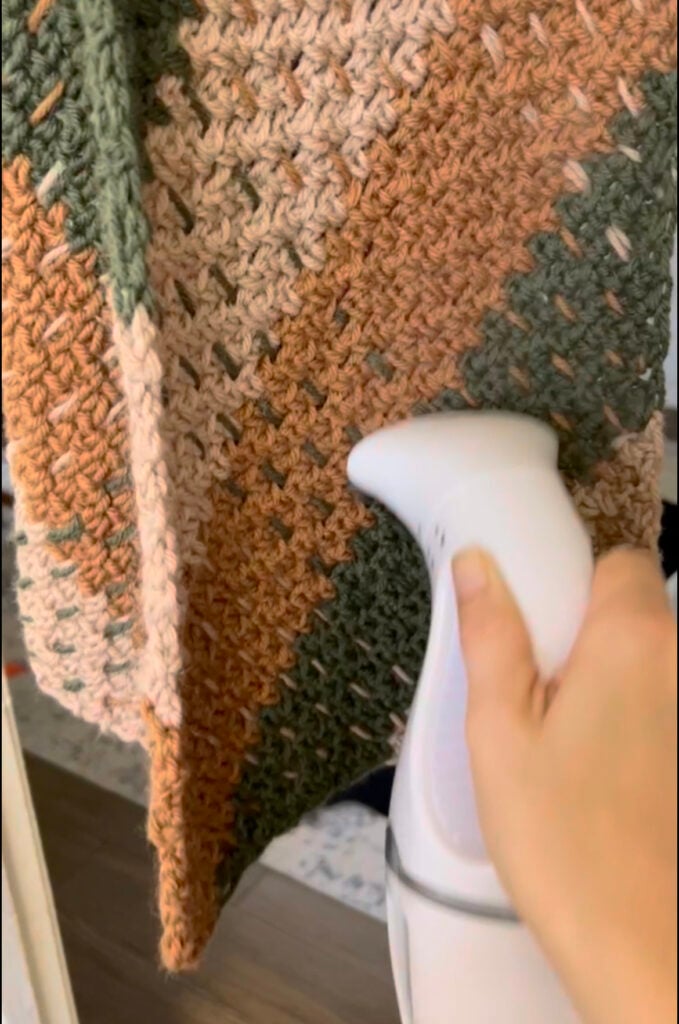 3 Easy Ways on How to Block Large Crochet Blanket Projects Life   Yarn