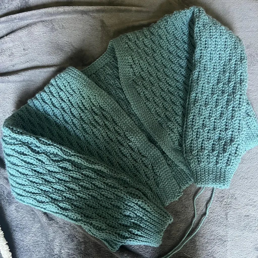 Cropped Cardigan Finished