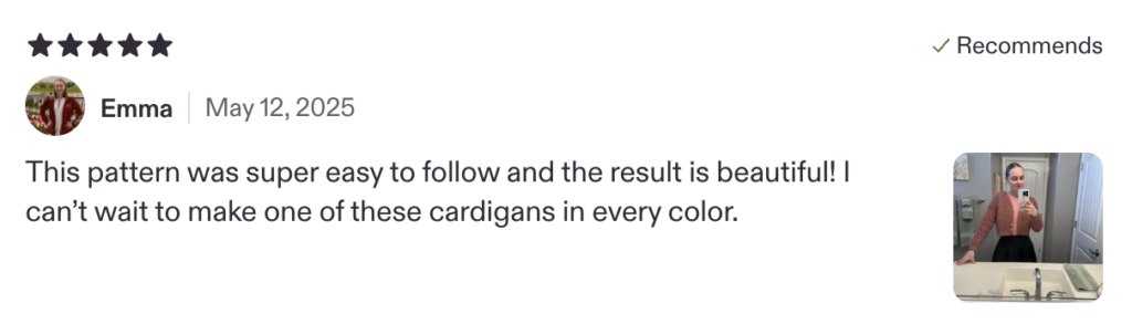 Cropped Cardit Crochet Pattern Review