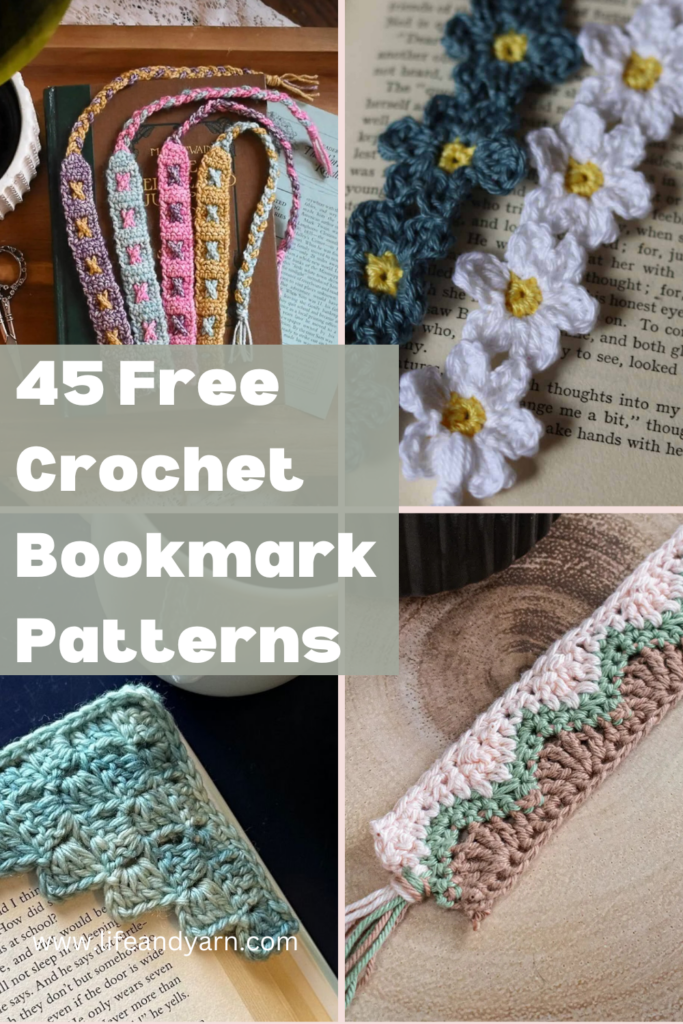 45 Free Easy Crochet Bookmark Patterns – Quick Crocheted Bookmarks ...