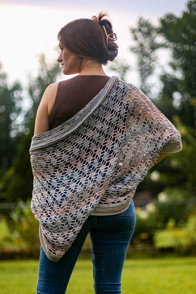 Free Lacy Summer Crochet Cardigan Pattern & Easy Tutorial