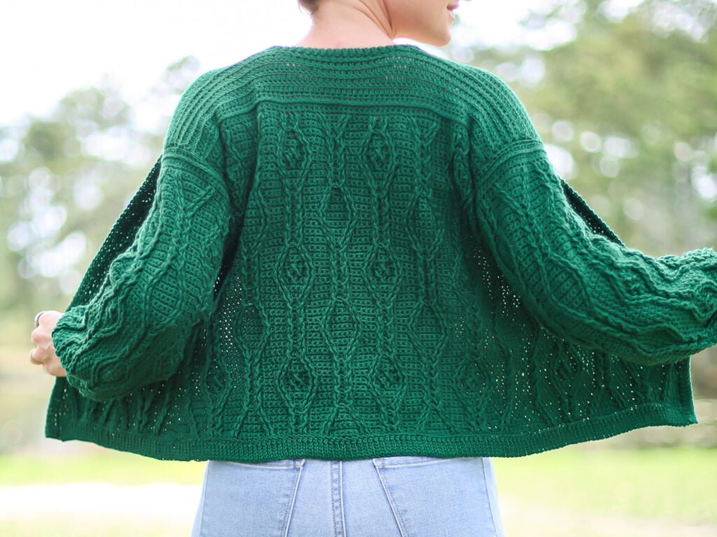 A Cardigan Made From Rectangles