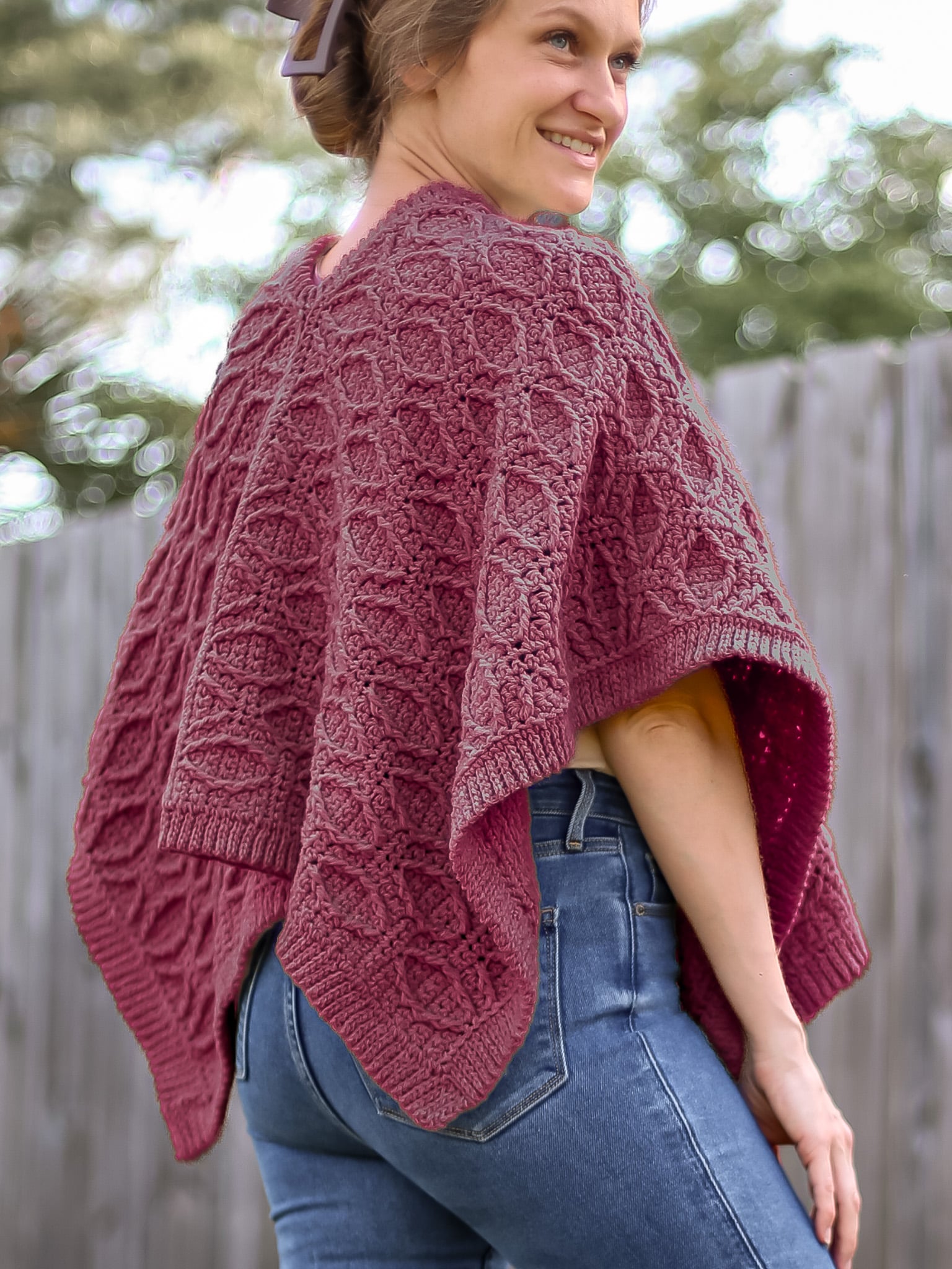 simple crochet poncho
