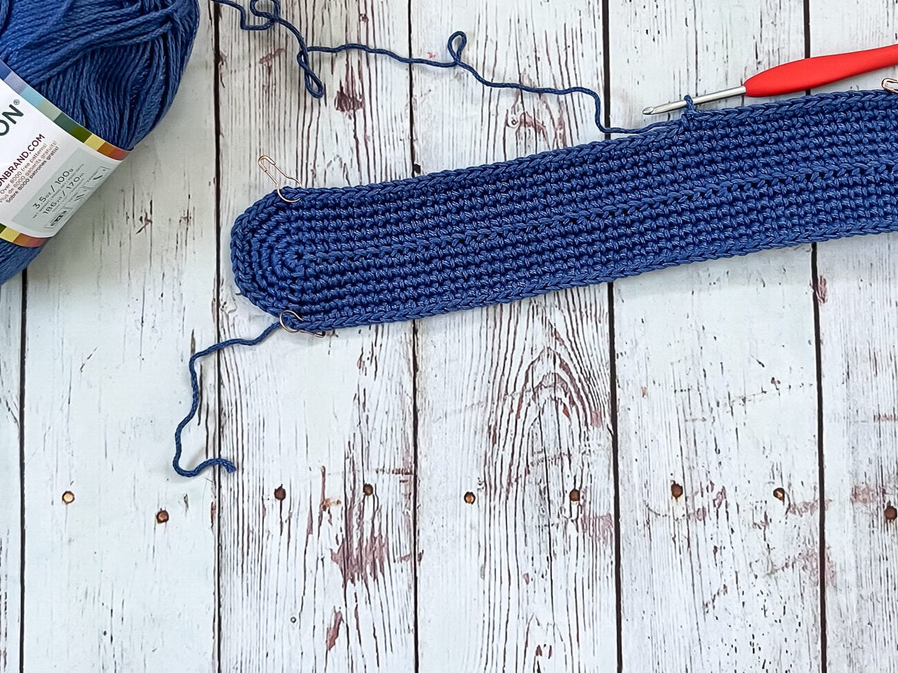 round crochet bag base