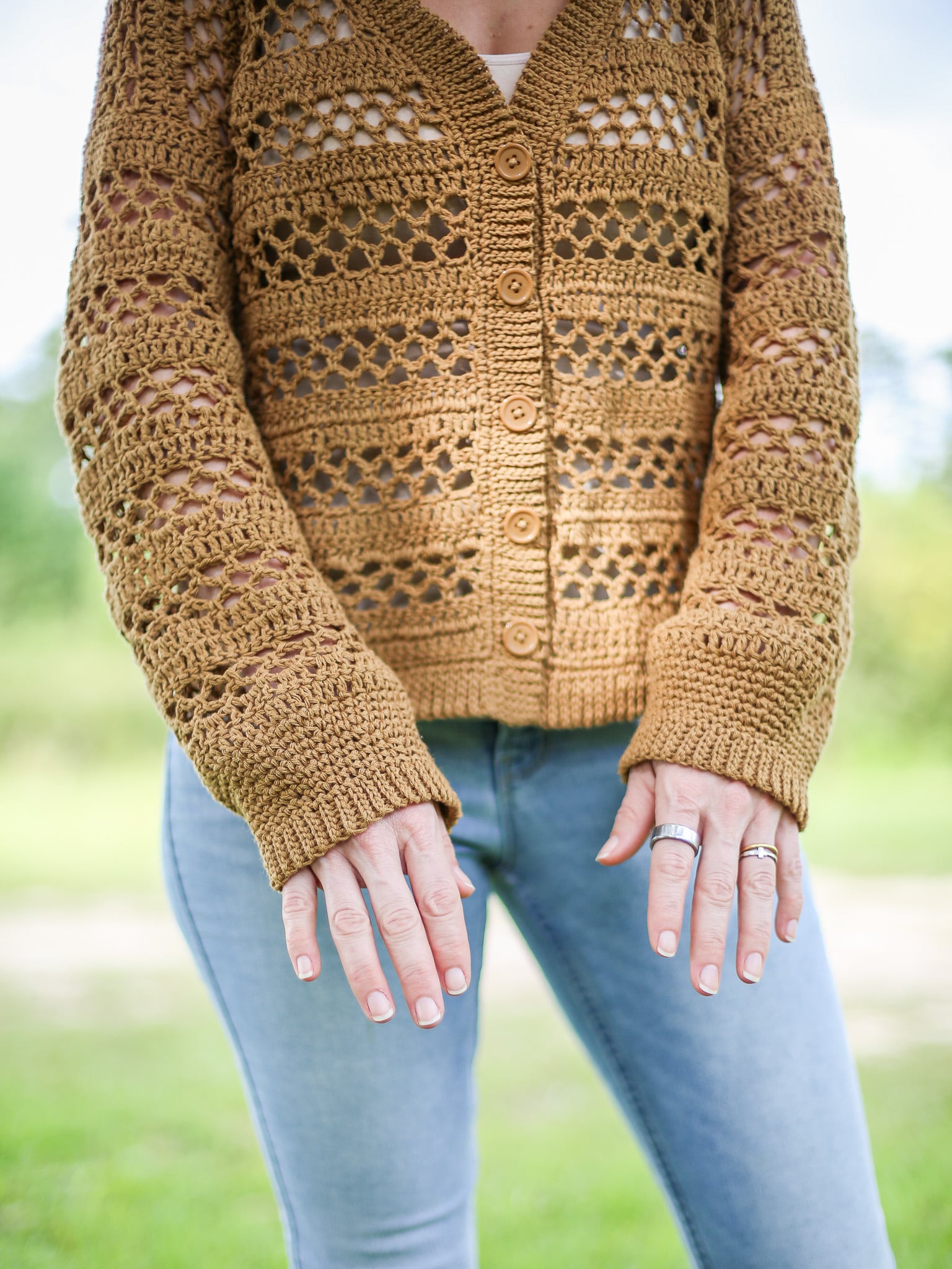 cardigan with buttons