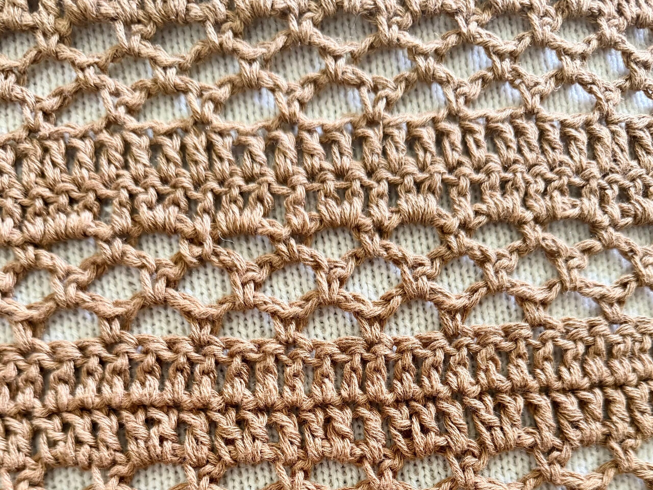 stitch pattern close up
