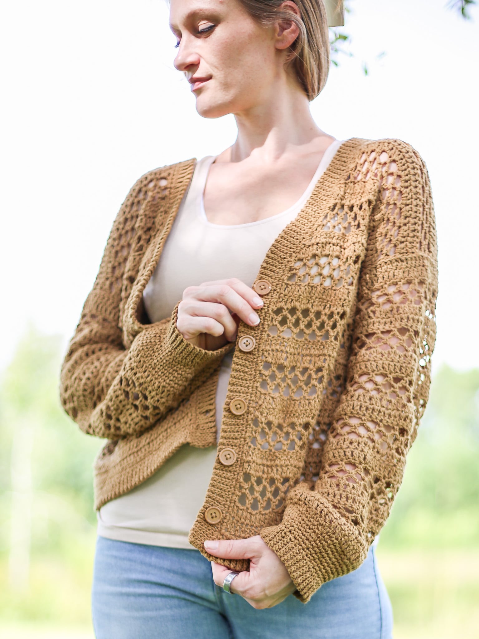 Madeline Cardigan with buttons