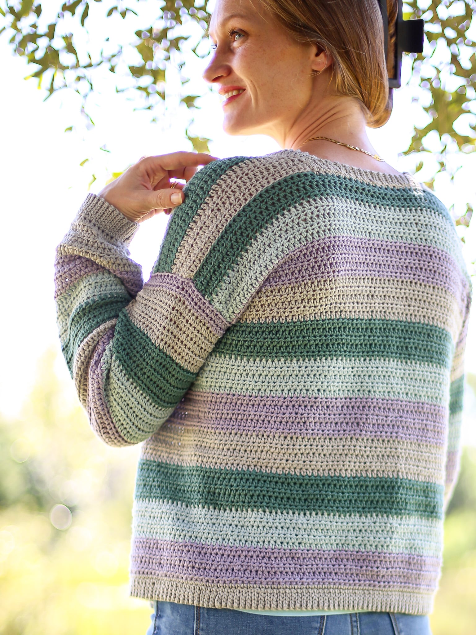Free Striped Crochet Cardigan Pattern for Everyday Wear