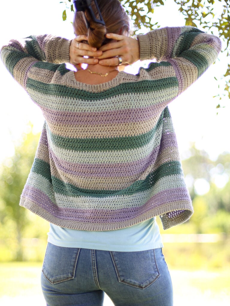 Free Striped Crochet Cardigan Pattern for Everyday Wear