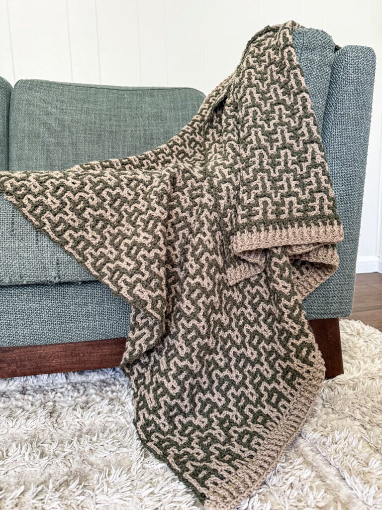 Free Reversible Double Sided Interlocking Crochet Pattern – Balsam Blanket